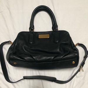 Marc by Marc Jaconbs black leather satchel